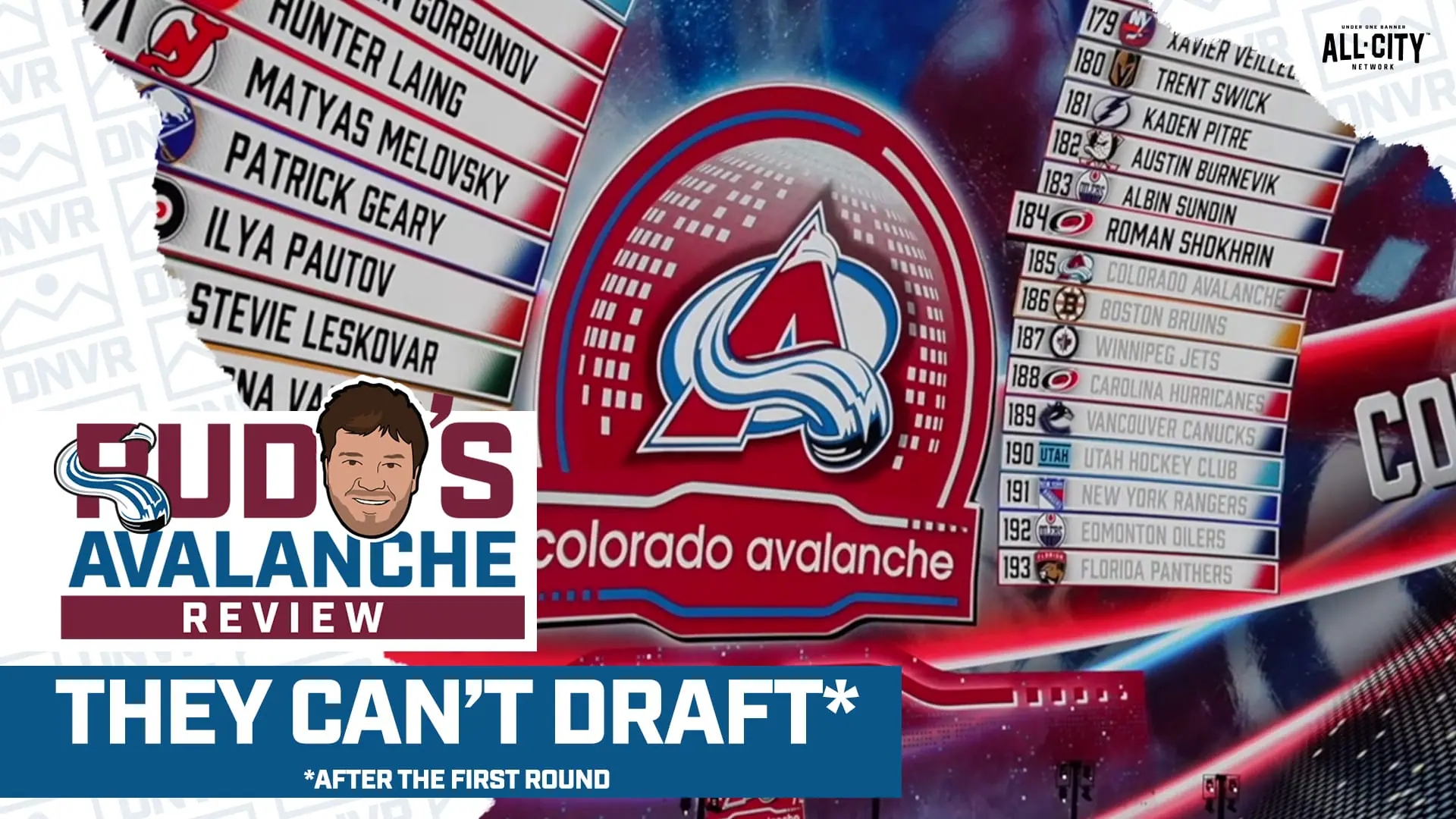 Colorado Avalanche picking at the NHL Draft
