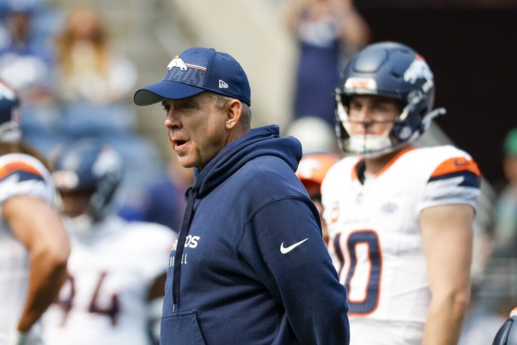 Sean Payton doubles down on his defense of Bo Nix after a rough debut with the Denver Broncos