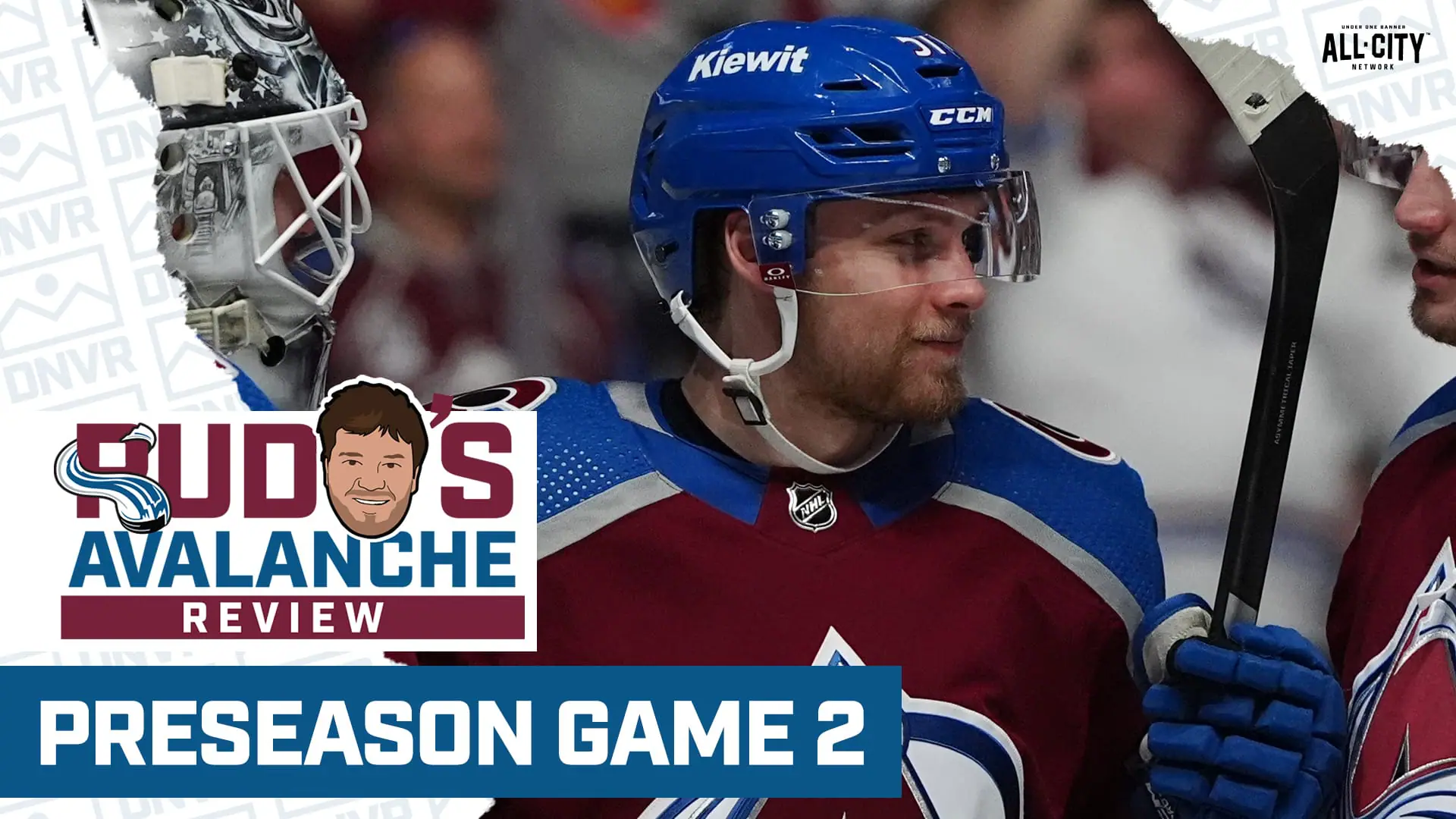 Nikolai Kovalenko playing for the Colorado Avalanche
