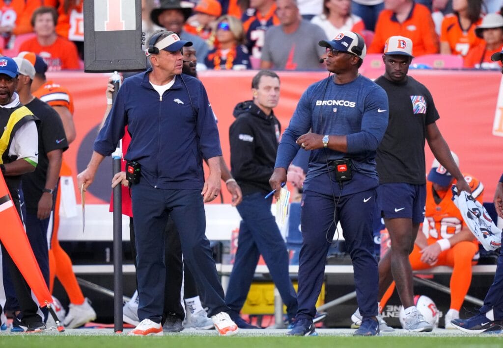 After the 2-2 start, which Denver Broncos stock has risen the most? Which has fallen the most?