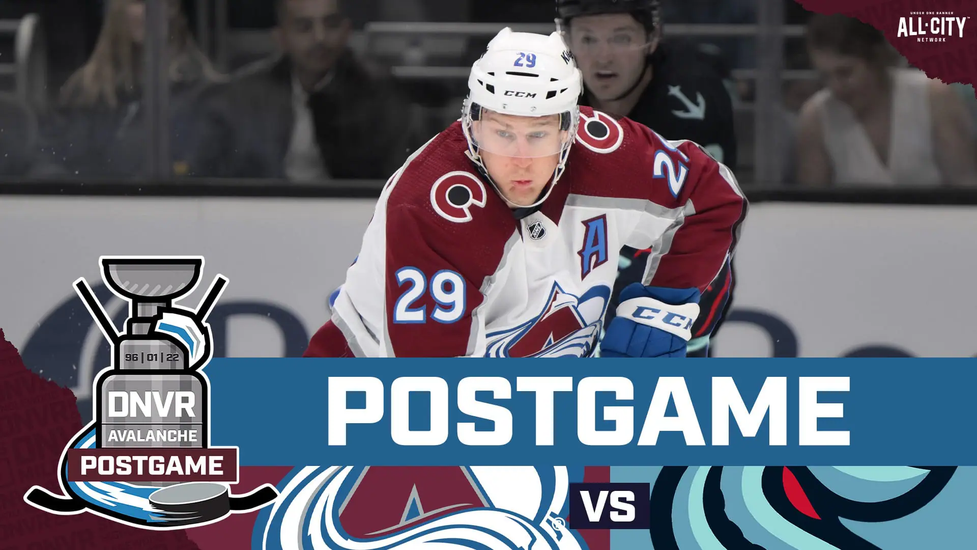 Nathan MacKinnon who scored the game winning goal for the Colorado Avalanche