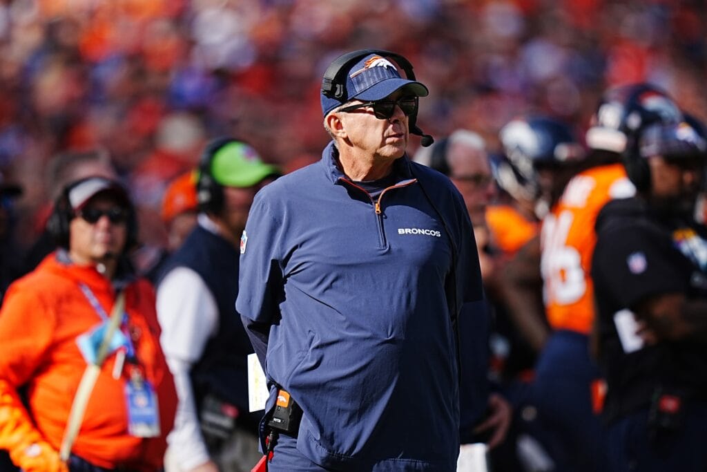 Sean Payton points to a possible adjustment to help jumpstart the Denver Broncos’ offense after the loss to the Chargers
