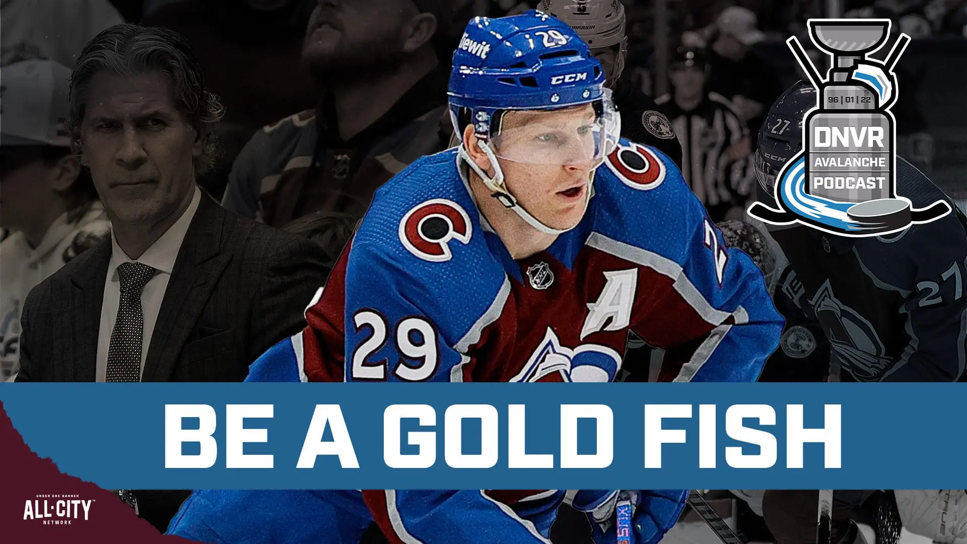 Nathan MacKinnon from opening night for the Colorado Avalanche