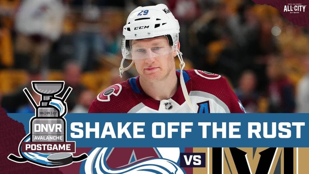 Nathan MacKinnon for the Avalanche on opening night