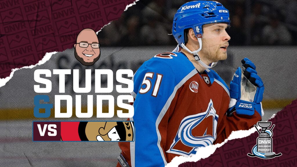 Avs-Senators Game 9 Studs & Duds