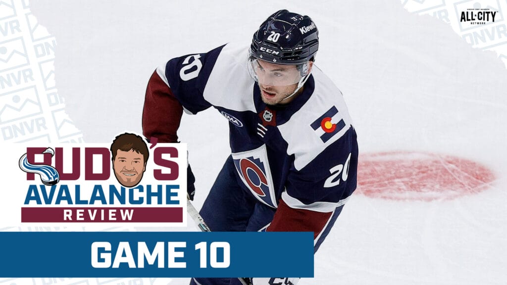 Ross Colton playing for the Colorado Avalanche