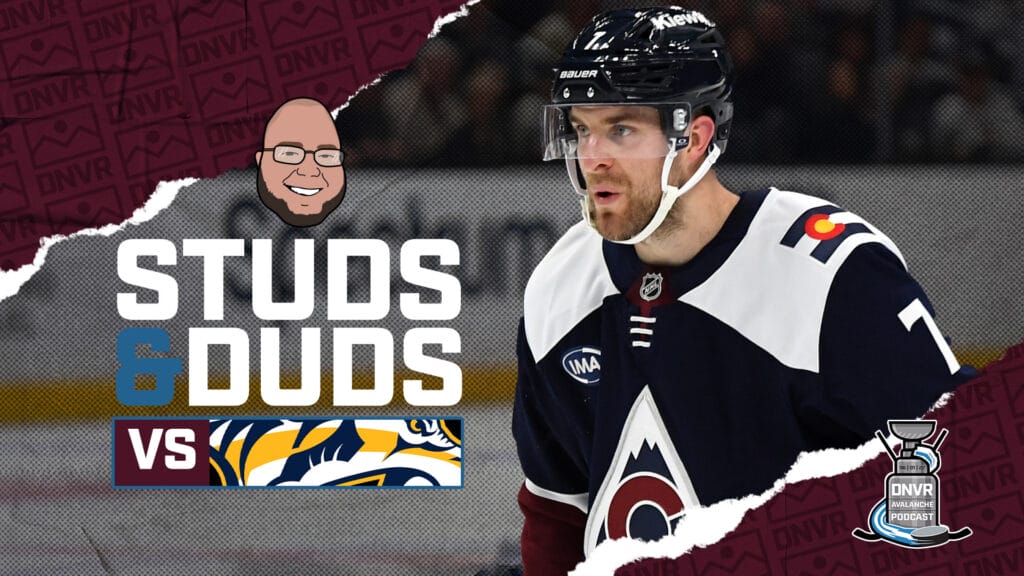 Avs-Predators Game 16 Studs & Duds