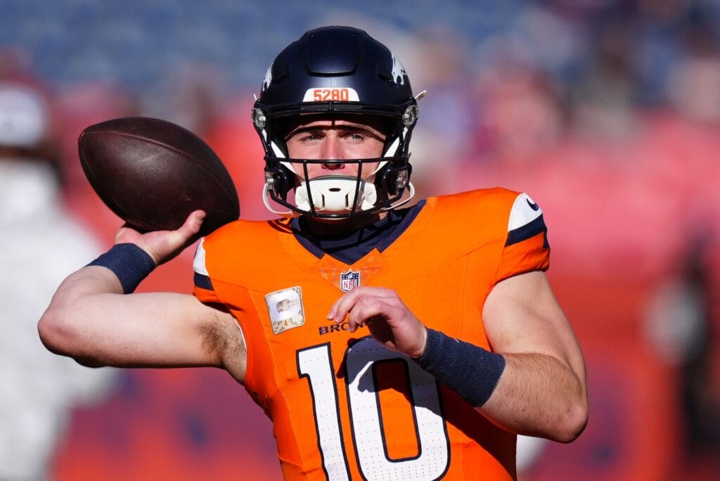 Where does Bo Nix stand in the Rookie of the Year race after his monster performance against the Falcons?