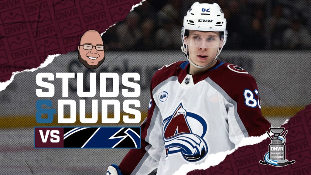 Avs-Lightning Game 22 Studs & Duds