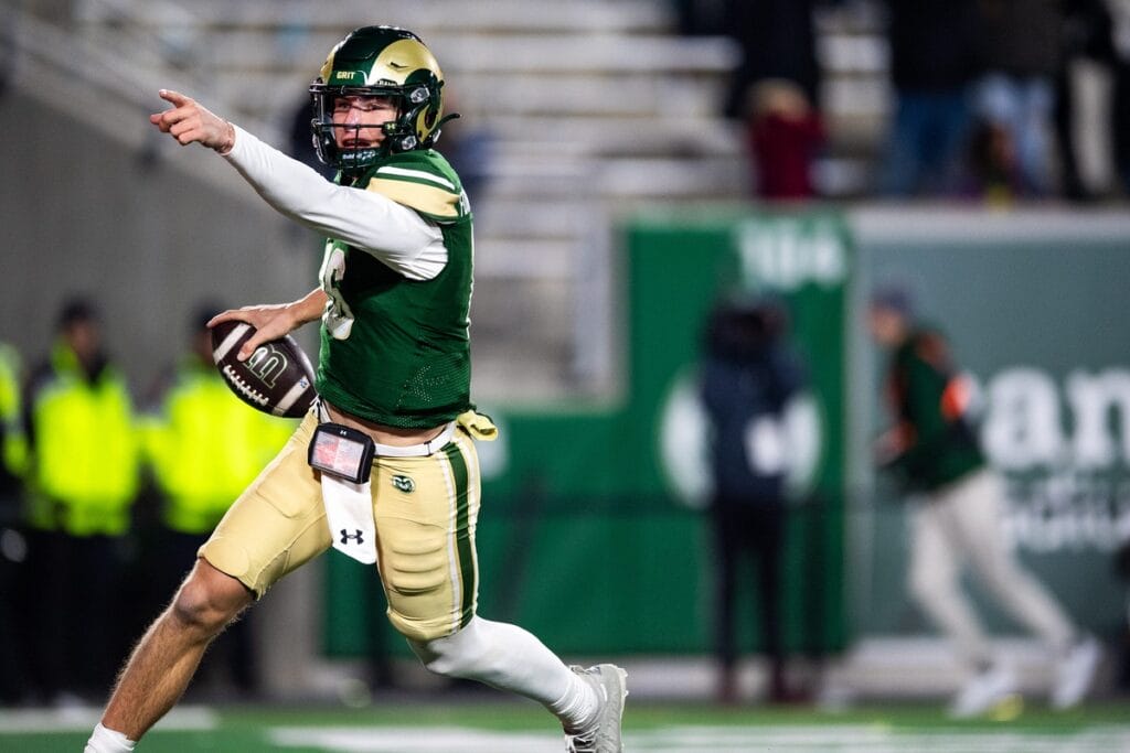Brayden Fowler-Nicolosi produces 5 total touchdowns in CSU’s epic comeback win, Rams set record for points scored in fourth quarter