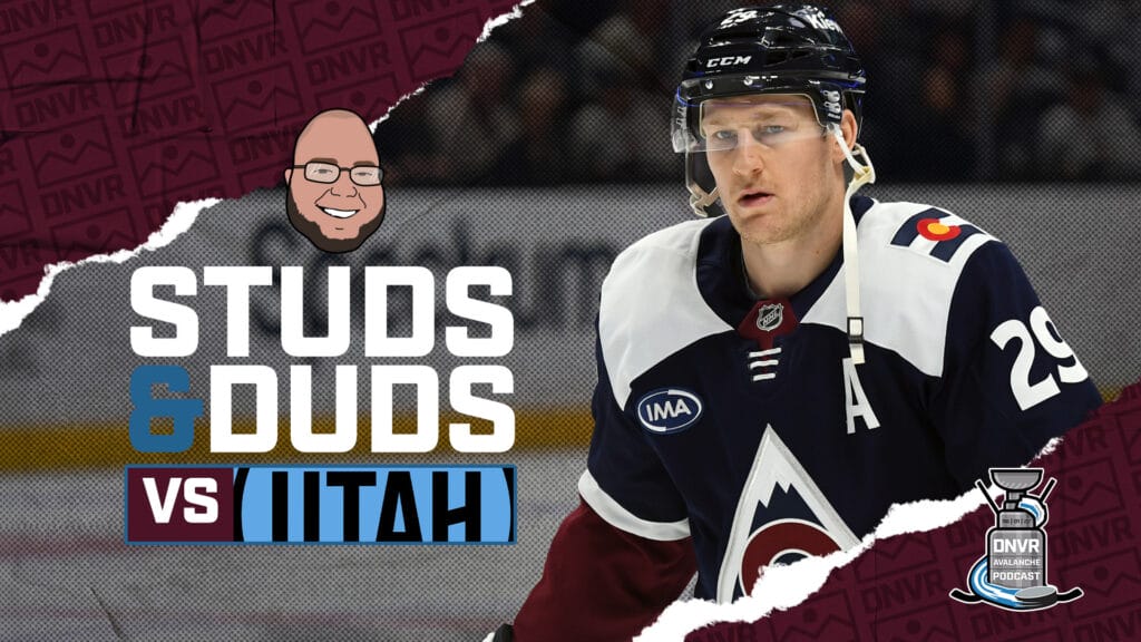 Avs-Utah Game 31 Studs & Duds