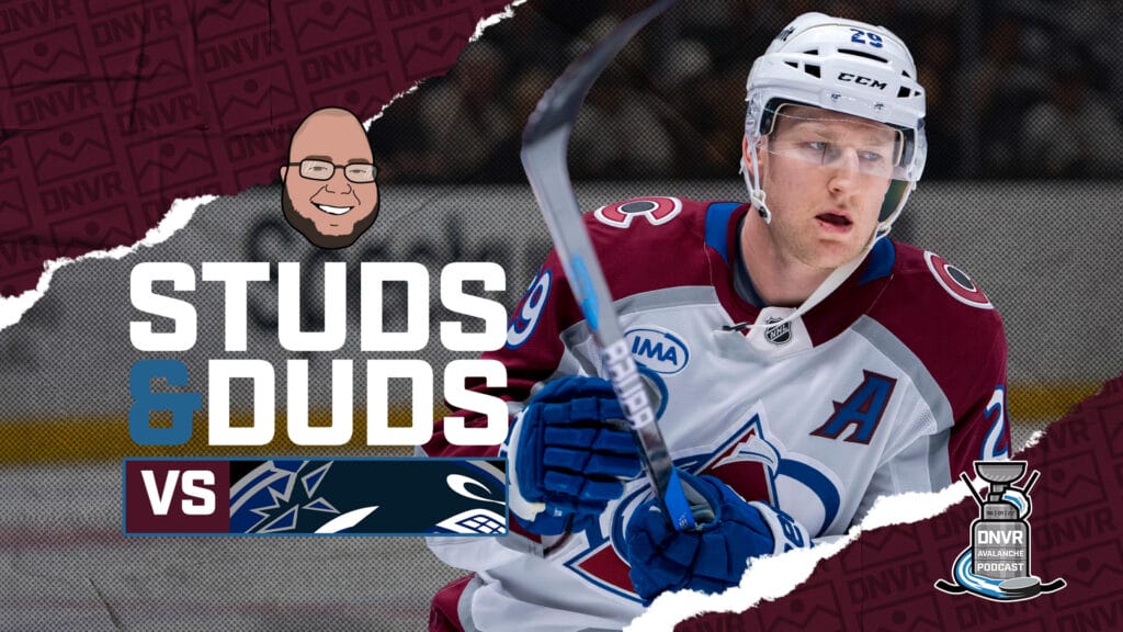 Avs-Canucks Game 33 Studs & Duds