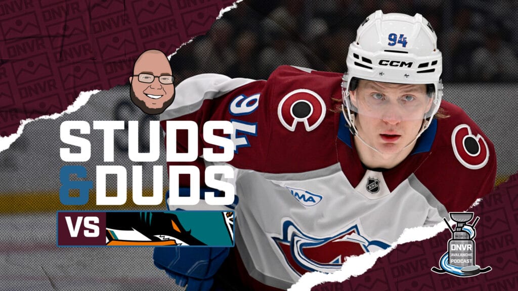Avs-Sharks Game 34 Studs & Duds