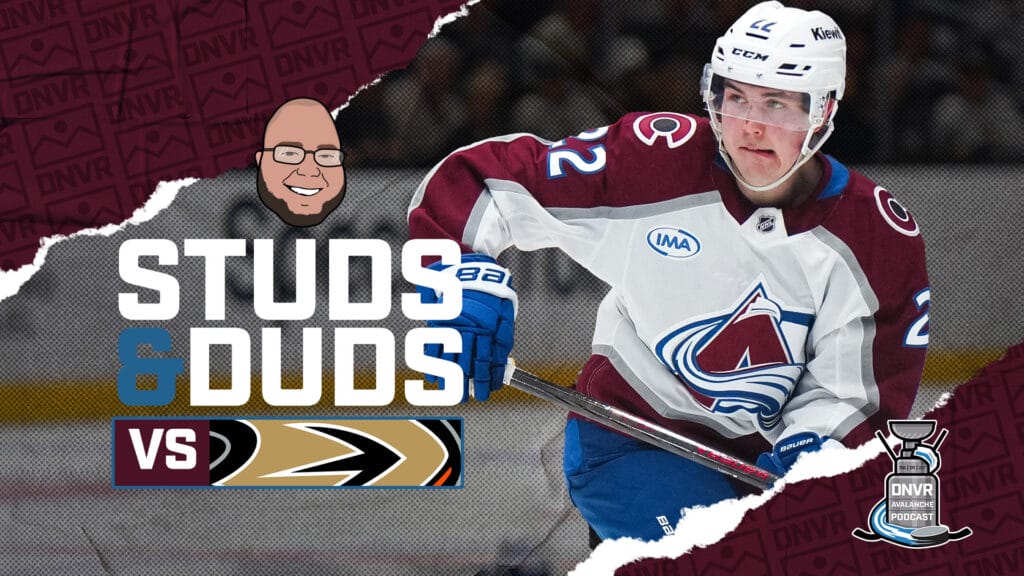 Avs-Ducks Game 35 Studs & Duds