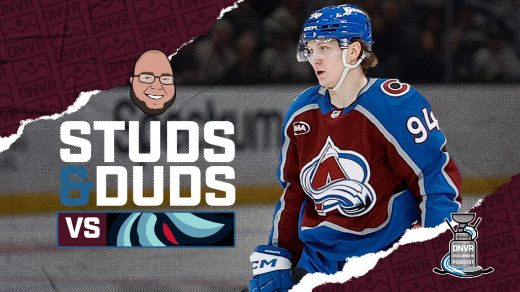 Avs-Kraken Game 36 Studs & Duds