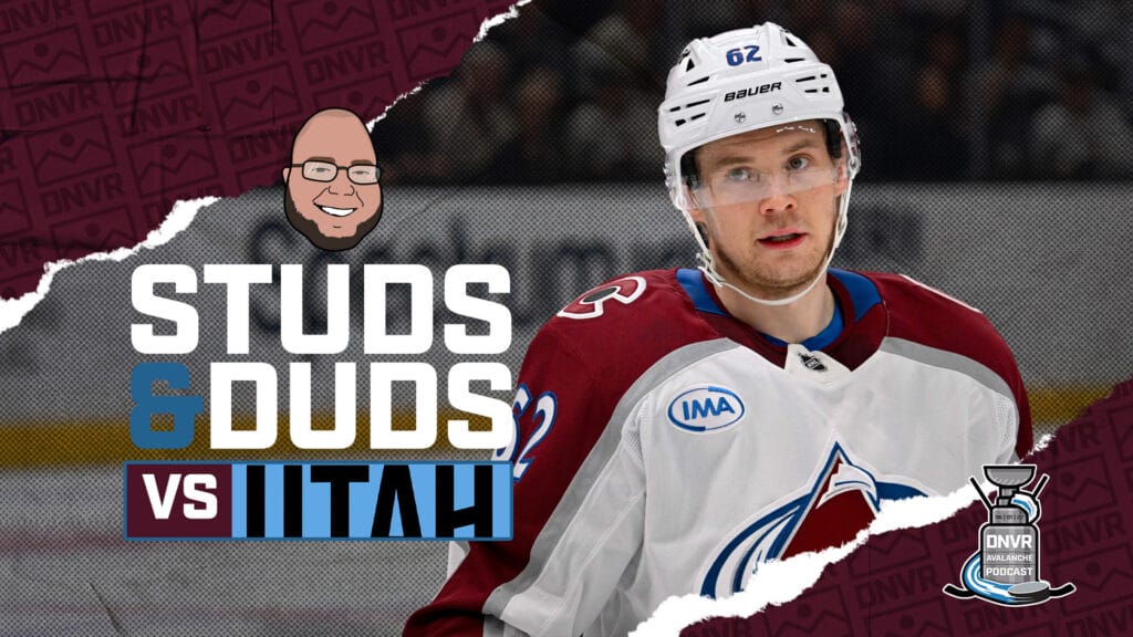 Avs-Utah Game 37 Studs & Duds