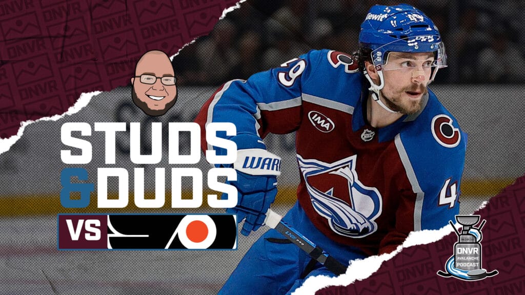 Avs-Flyers Game 54 Studs & Duds