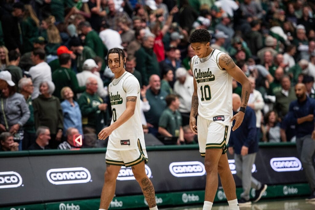 Clifford, Evans and Crocker-Johnson combine for 55 but slow start dooms CSU in the first of two important games against Utah State this winter