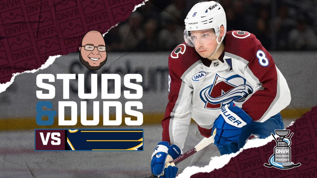 Avs-Blues Game 59 Studs & Duds