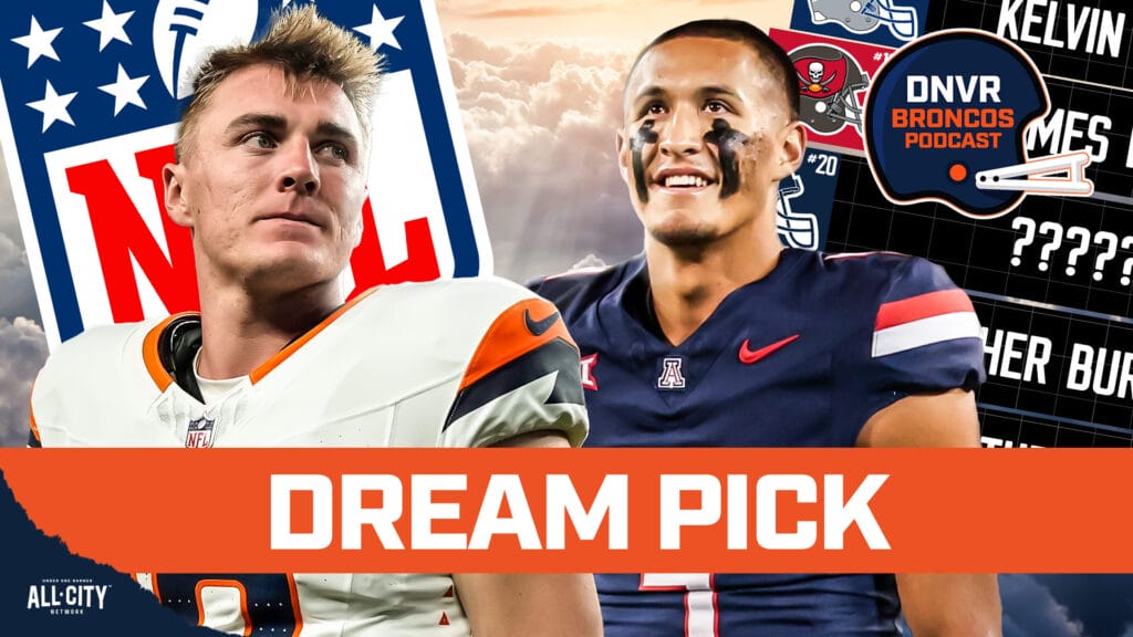 DNVR Broncos Podcast: Is Tetairoa McMillan a DREAM draft pick for Bo Nix & the Denver Broncos after signing Evan Engram?