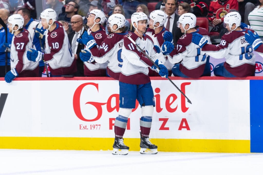 The Colorado Avalanche rocked out with their Brock (Nelson) out