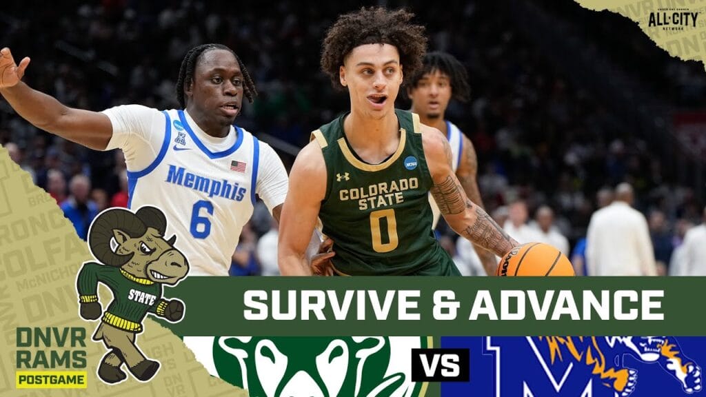 Kyan Evans goes off as the CSU Rams advance to the second round of the NCAA Tournament | DNVR Rams Live