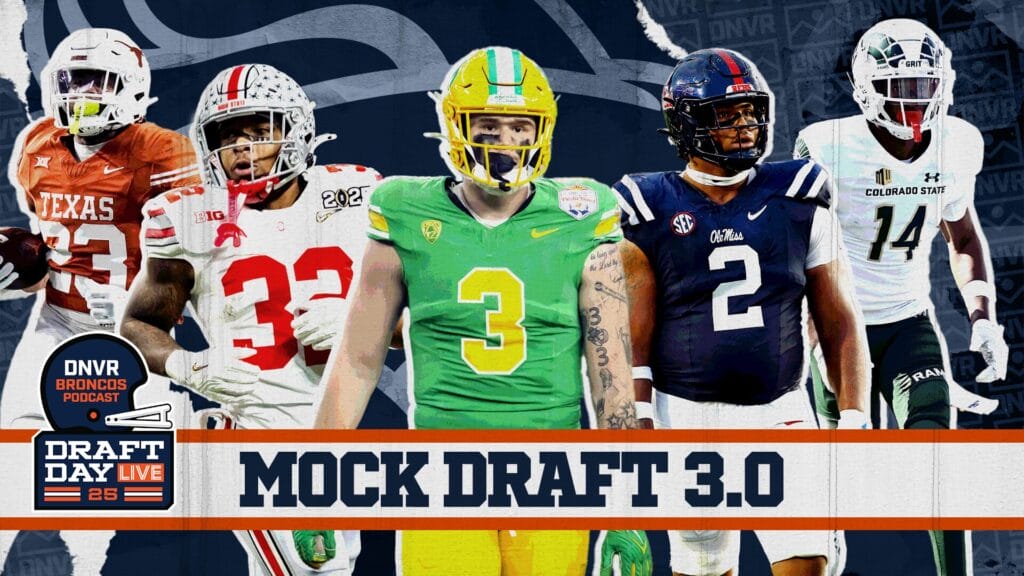 Final Broncos Mock Draft: Sean Payton lands his running back & makes a big trade up to land another top player