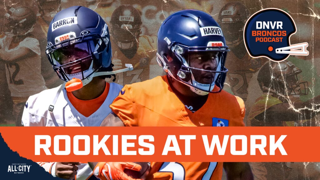 DNVR Broncos Podcast: Two rookies REALLY stand out during Denver Broncos’ minicamp, led by R.J. Harvey & Jahdae Barron