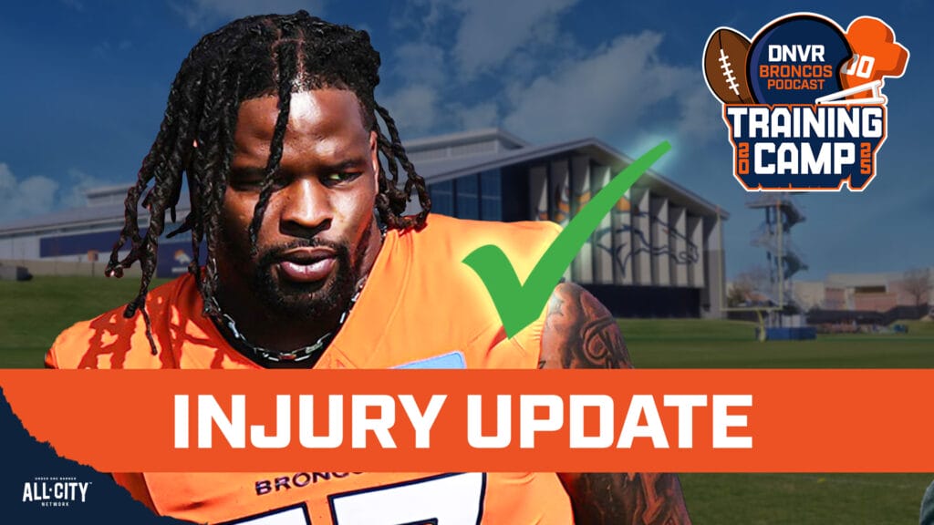DNVR Broncos Podcast: Dre Greenlaw avoids serious injury and the Denver Broncos STARS make big plays at 8th training camp