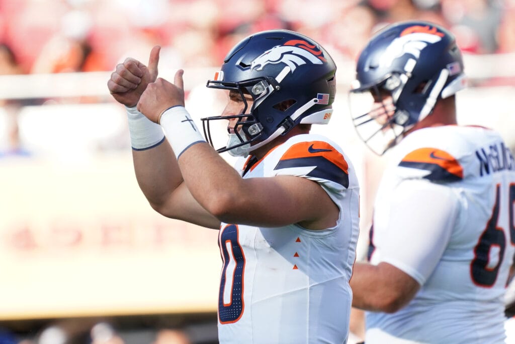 Why Bo Nix isn’t worried about the Denver Broncos’ starters after their first preseason game
