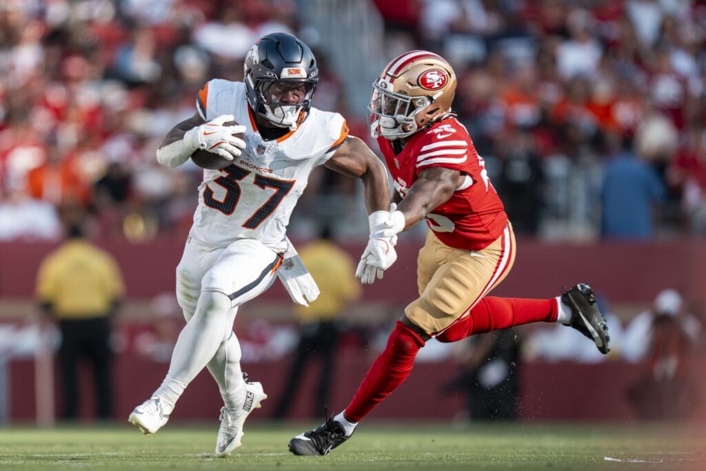 “It’s a good thing”: Why the Denver Broncos actually want RJ Harvey to bounce runs to the outside
