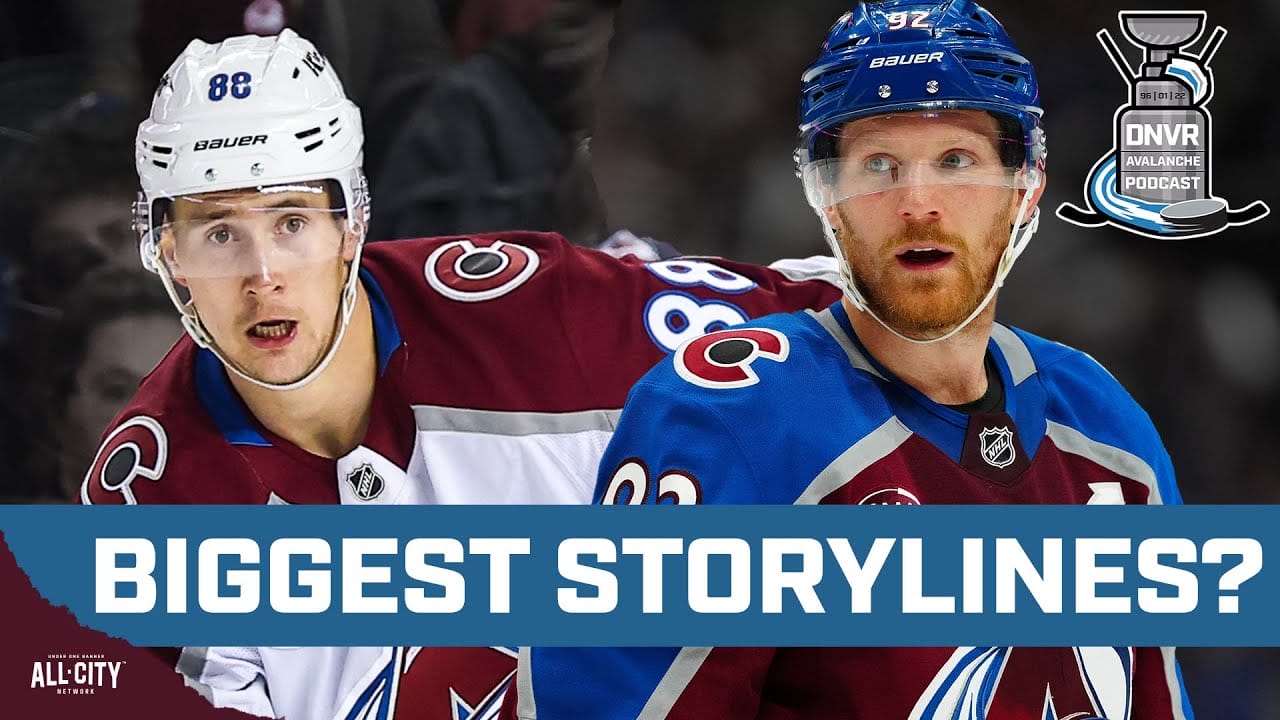 Colorado Avalanche Gabe Landeskog, Martin Necas