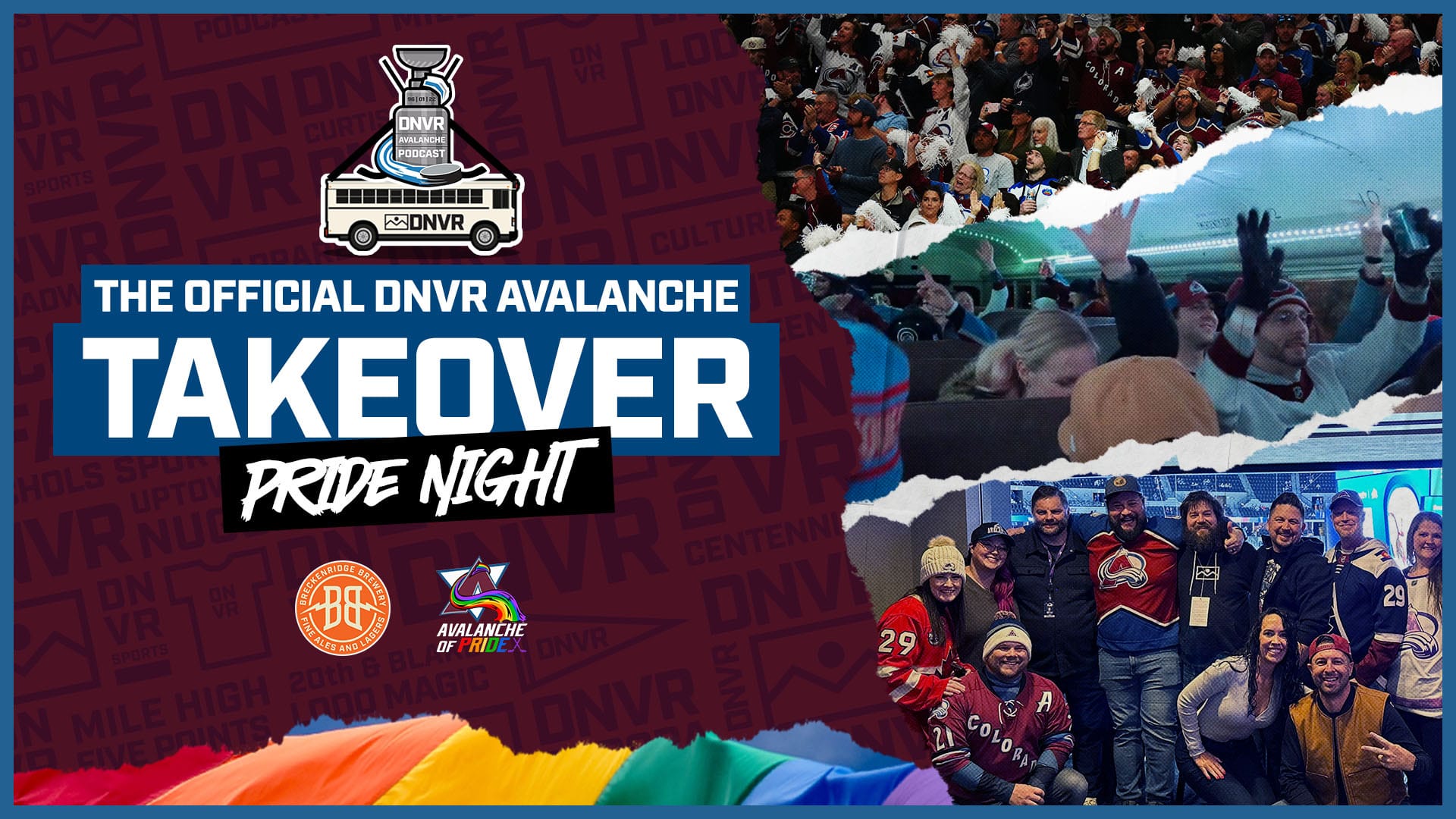 DNVR Avalanche Pride Night Takeover at Ball Arena