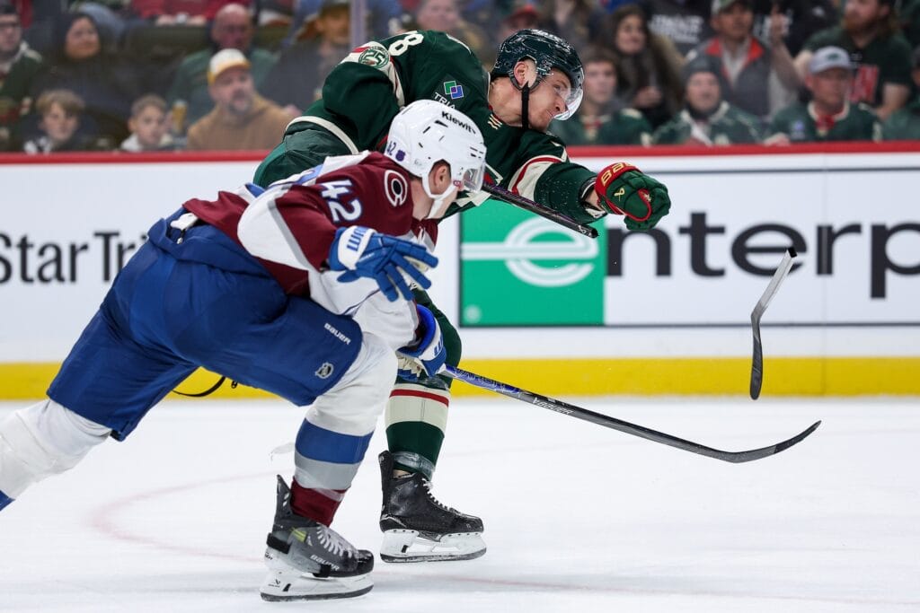 INSTANT REACTION: Colorado Avalanche winning streak ends at 10 in shootout loss to Minnesota Wild