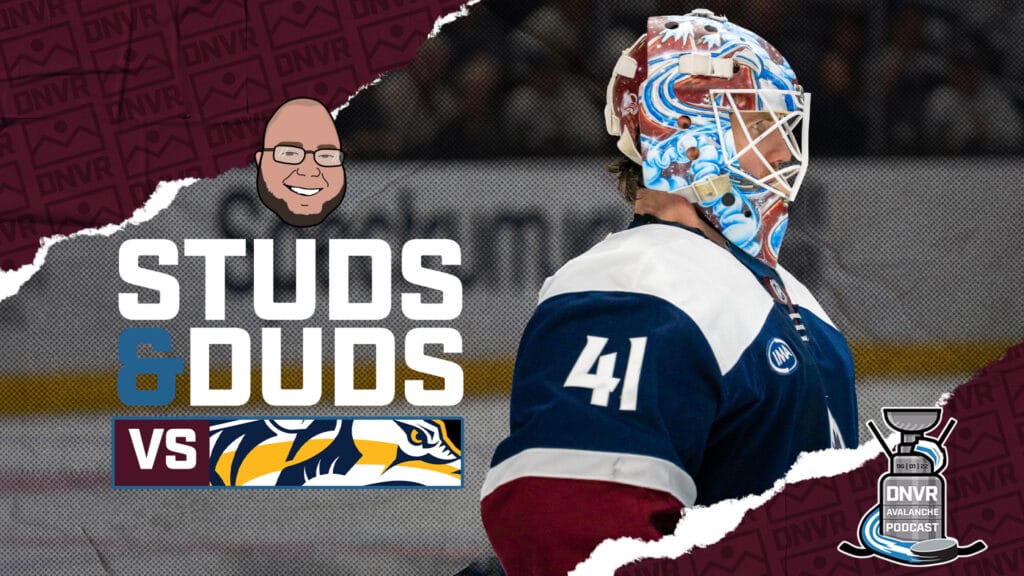 Avs-Predators Game 32 Studs & Duds