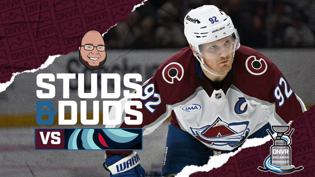 Avs-Kraken Game 33 Studs & Duds