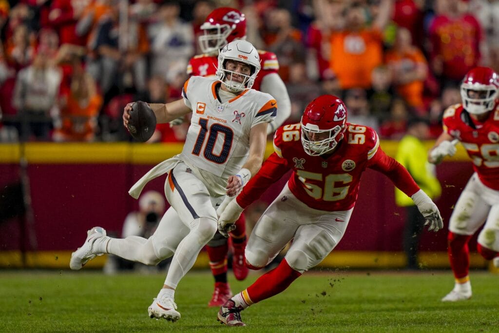 Broncos-Chiefs Instant Reactions: Bo Nix sweeps Kansas City and gets Denver’s magic number to 1