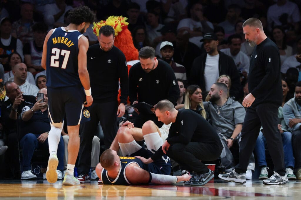 Nuggets at Heat Instant Reactions: Nikola Jokić Injured in Blowout Loss