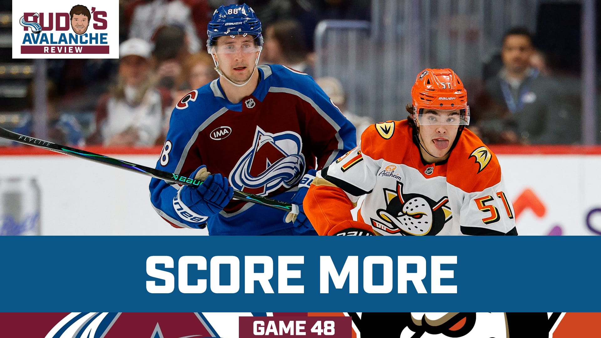 Colorado Avalanche VS Anaheim Ducks