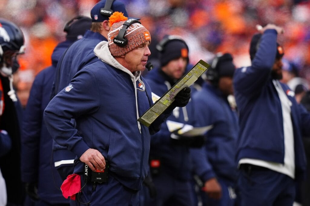 Sean Payton explains his decision to forgo a field goal in the Denver Broncos’ three-point loss to the Patriots
