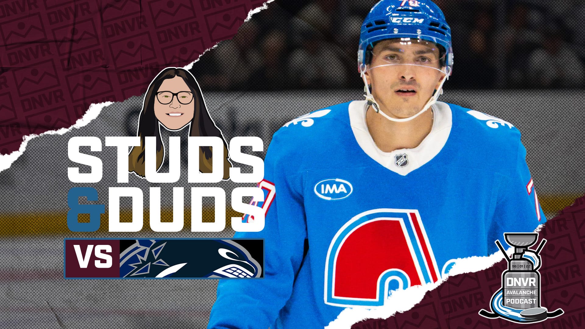 Avs - Canucks Game 74 Studs and Duds, Bailey's Version