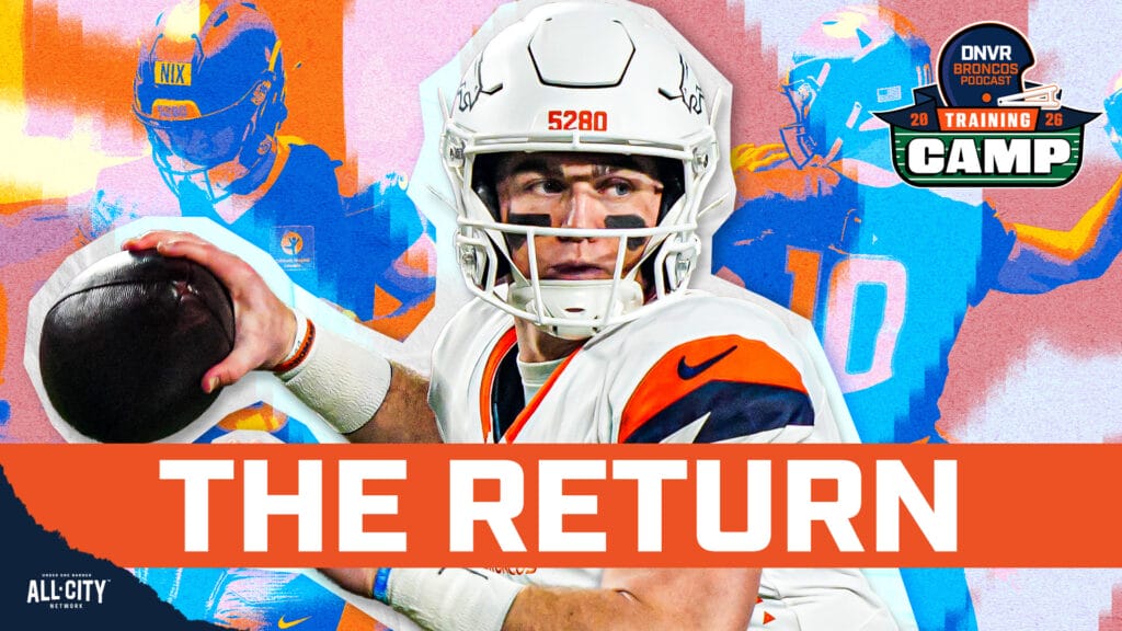 Inside Bo Nix’s first full practice back with the Denver Broncos since breaking his ankle in January