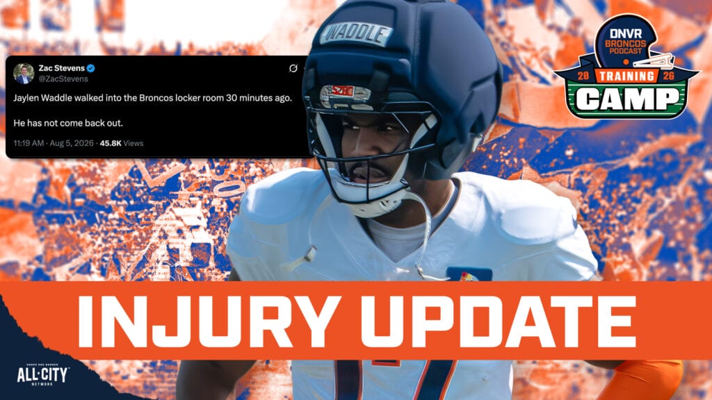 Everything we know about Jaylen Waddle’s injury on Day 5 of Denver Broncos training camp
