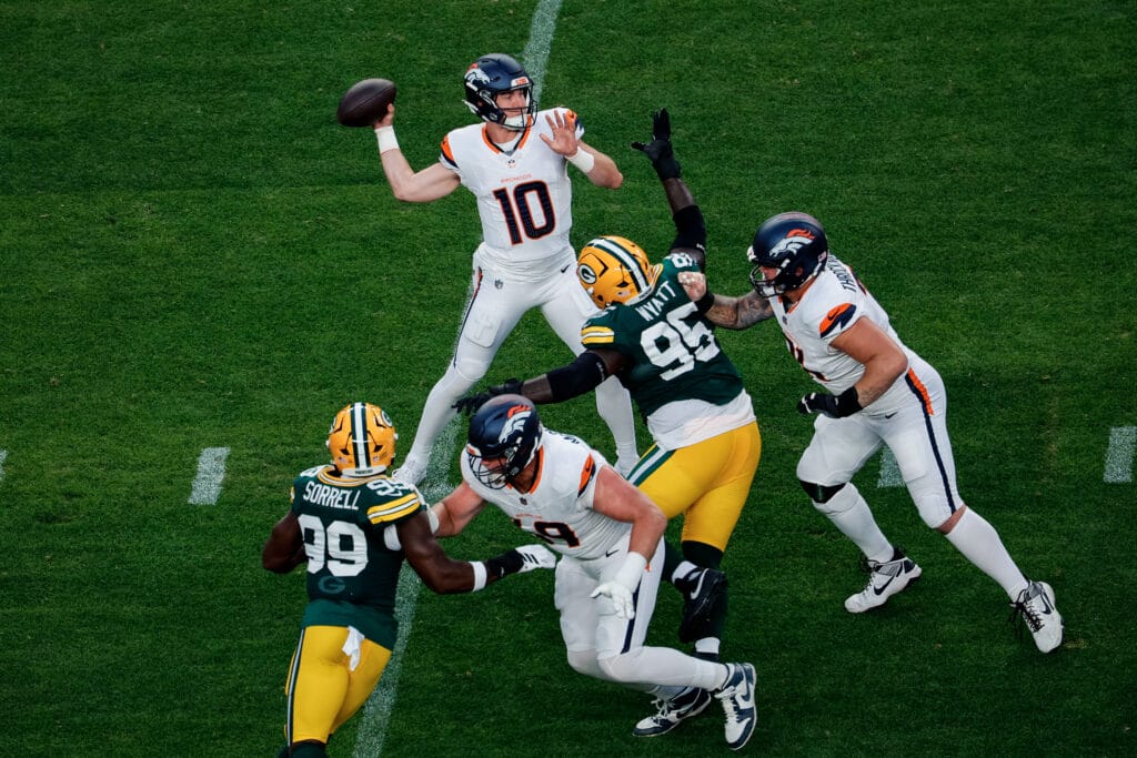 2026 08 22T015954Z 397715070 MT1USATODAY29639418 RTRMADP 3 NFL GREEN BAY PACKERS AT DENVER BRONCOS 1