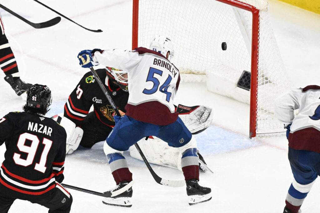 The Avalanche training camp battle at forward sees Gavin Brindley and T.J. Hughes go head-to-head