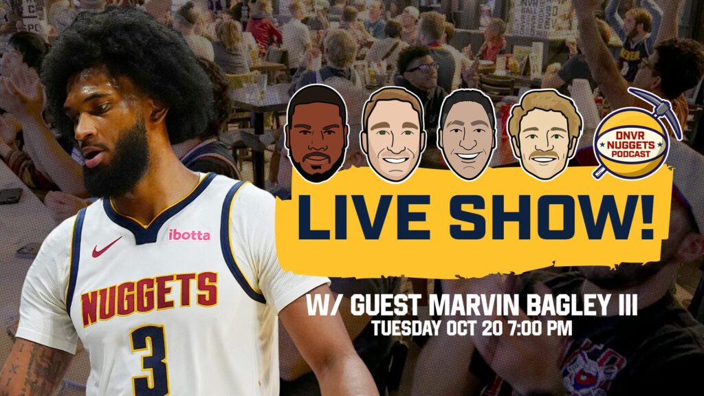 DNVR Nuggets Live Show featuring a Special Guest