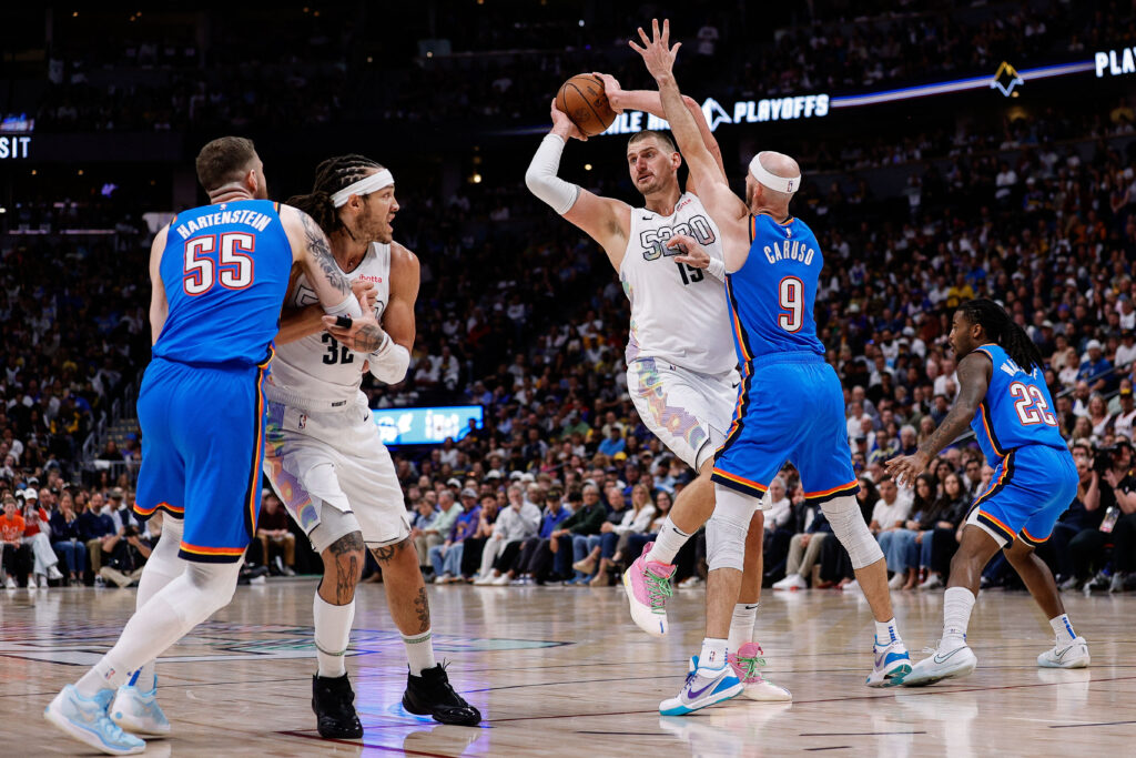 2025 05 16T035002Z 1891962726 MT1USATODAY26189971 RTRMADP 3 NBA PLAYOFFS OKLAHOMA CITY THUNDER AT DENVER NUGGETS