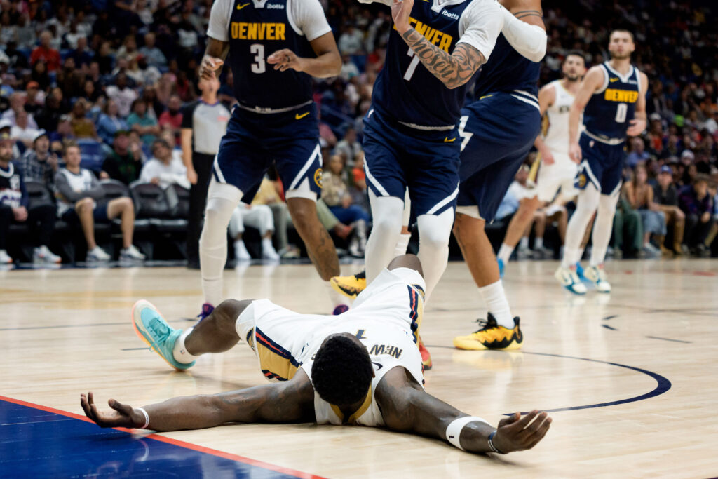 2026 10 29T000437Z 1690763698 MT1USATODAY30210860 RTRMADP 3 NBA DENVER NUGGETS AT NEW ORLEANS PELICANS