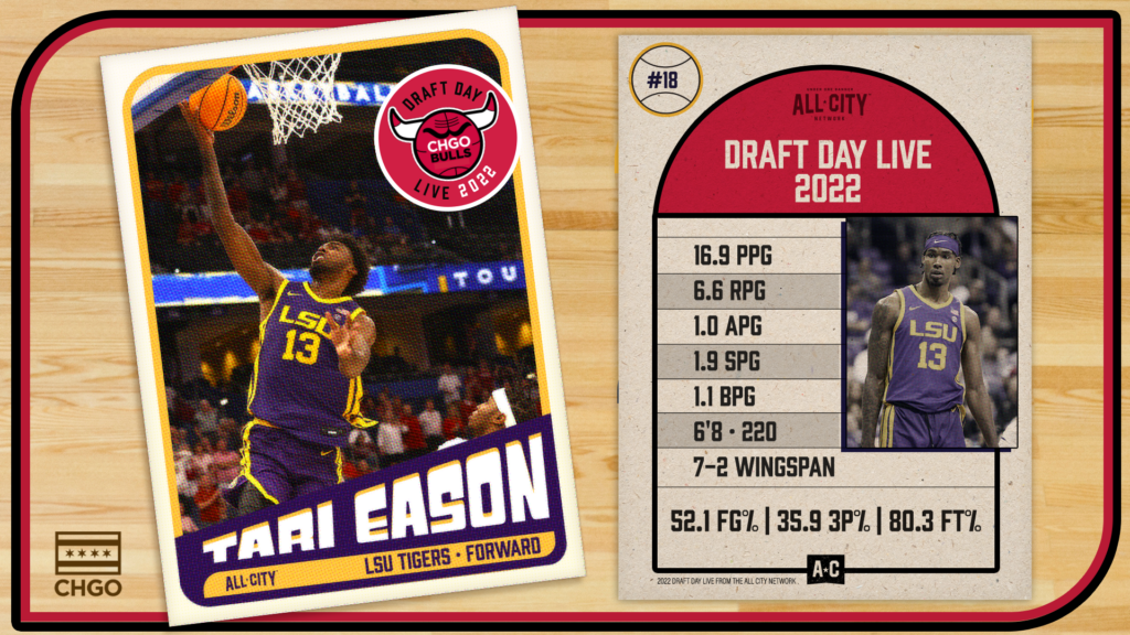 CHGO Bulls 2022 NBA Draft Profiles: Tari Eason