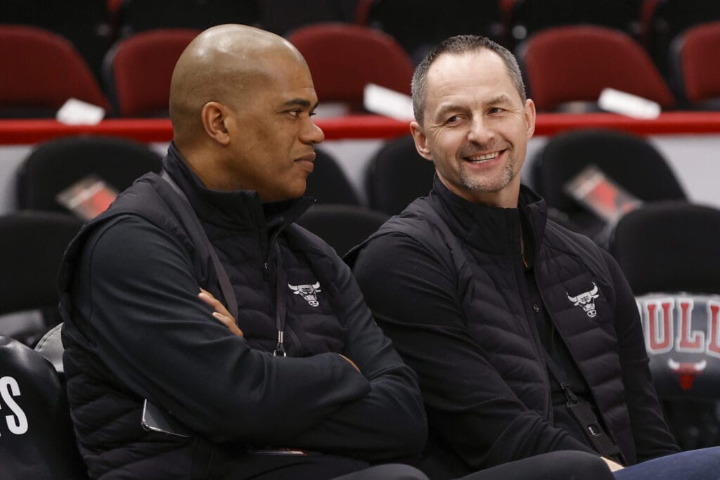 ‘Change is happening’: Arturas Karnisovas and Marc Eversley discuss the Chicago Bulls plans
